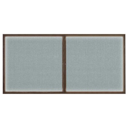 United Visual Products Open Faced Traditional Corkboard, 12x36" UV639A-WHITE-COBACC